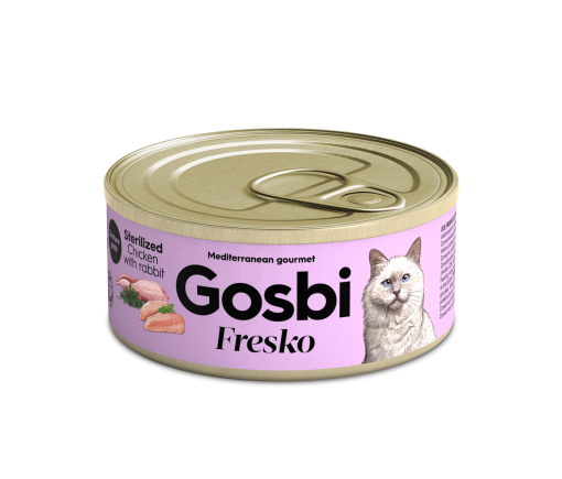 Gosbi Fresko Sterilized Chicken & Rabbit 70 gr