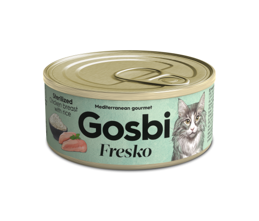 Gosbi Fresko Sterilized Chicken & Rice 70 gr
