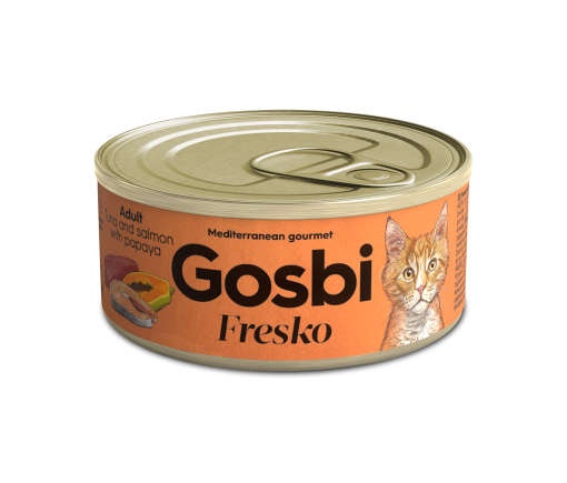Gosbi Fresko Adult Salmon and Papaya 70 gr