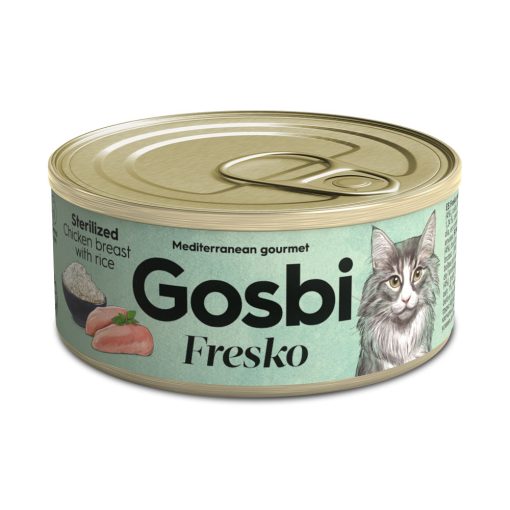Gosbi FRESKO Sterilized Chicken & Rice 70 gr