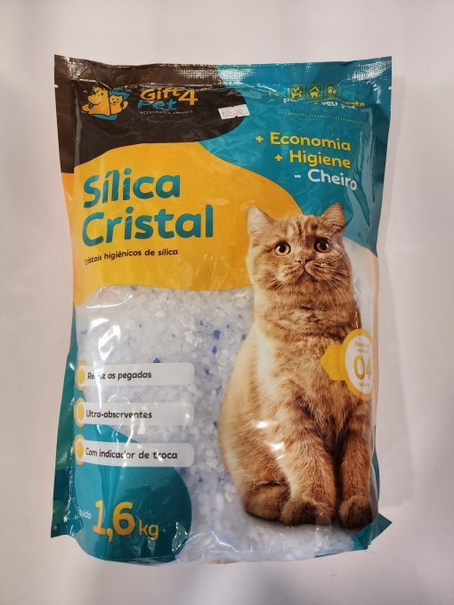 Silica gel cat litter