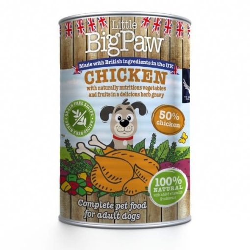 Big Paw canned delicacy for dogs - chicken and vegetables 390 grams