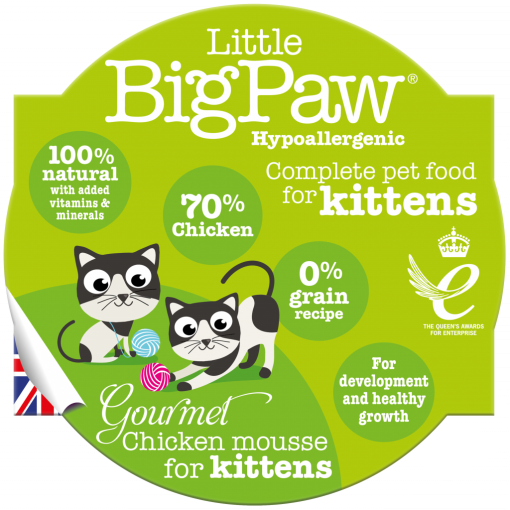 Little Big Paw gourmet chicken mousse delicacy for kittens grain-free 85 g BIG PAW