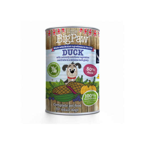 Little Big Paw Hypoallergenic Duck and Vegetable Flavored Canned Foods for Dogs 150 gr