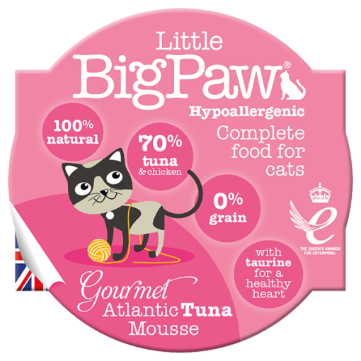 Лакомство мусс из тунца Little Big Paw для кошек 85 грамм
