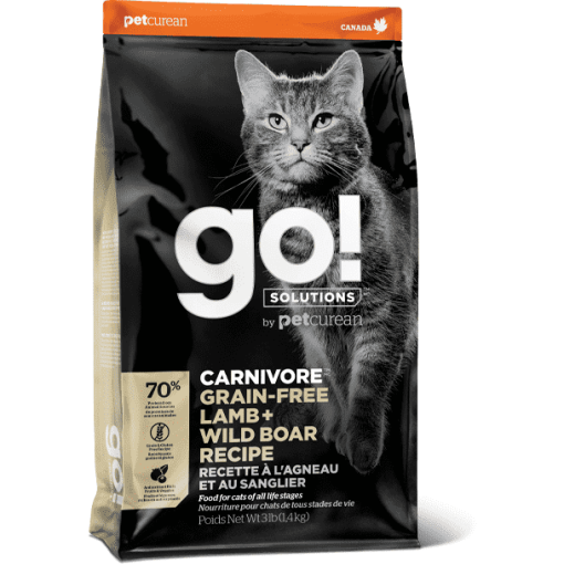 GO! CARNIVORE Grain Free Lamb + Wild Boar Recipe for cats 3.63 kg
