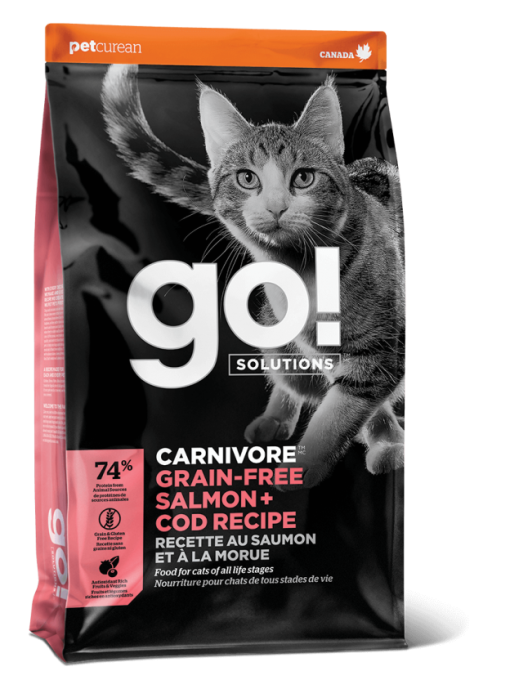 Cat food for kittens and adults Salmon and cod grain-free - Carnivore 3.63 kg