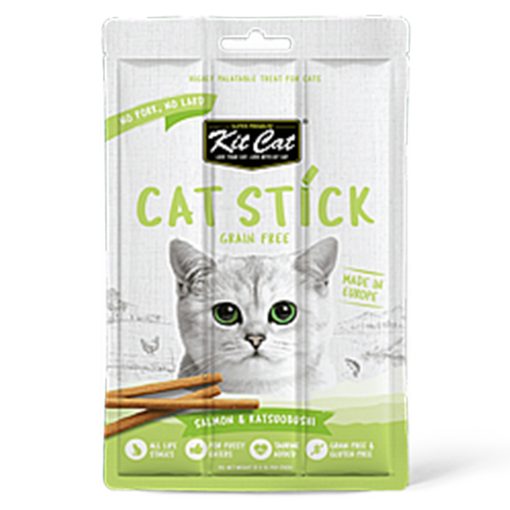 Kit Cat Chicken and Salmon Stick Snack 15g