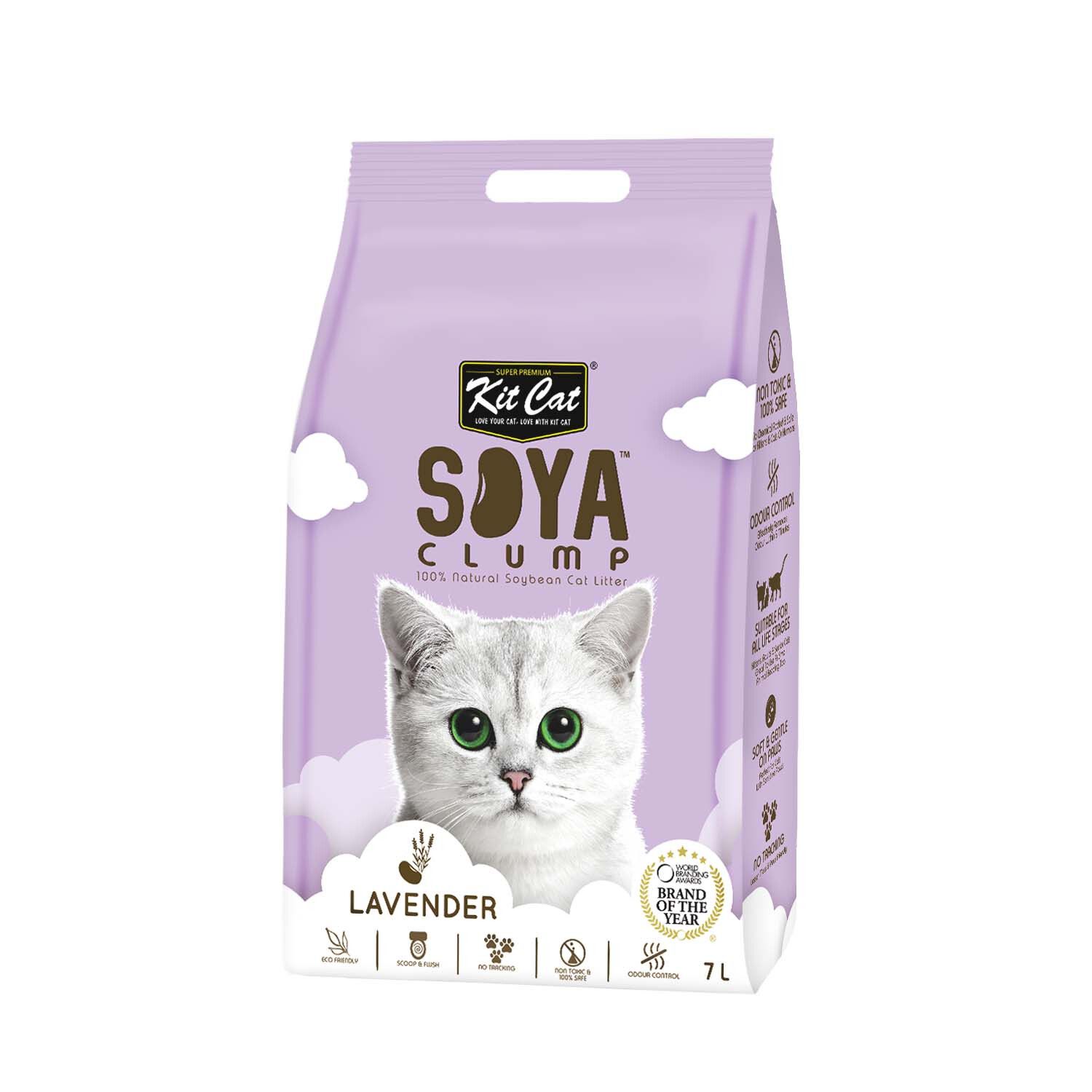 Kit Cat Clumping Soy Litter Original Lavender 7 Liters