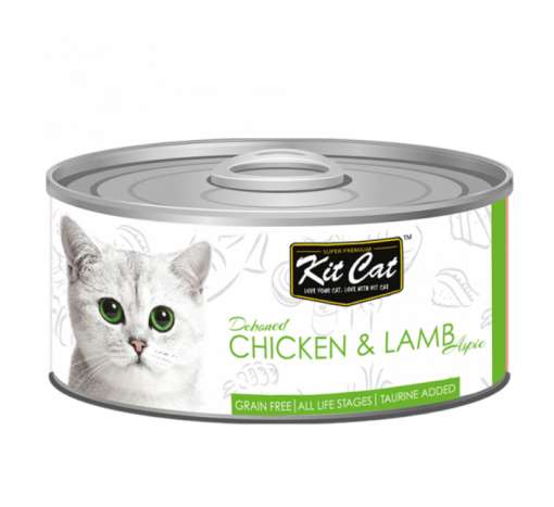 Kit Cat Deboned Chicken and Lamb Canned Food 80g